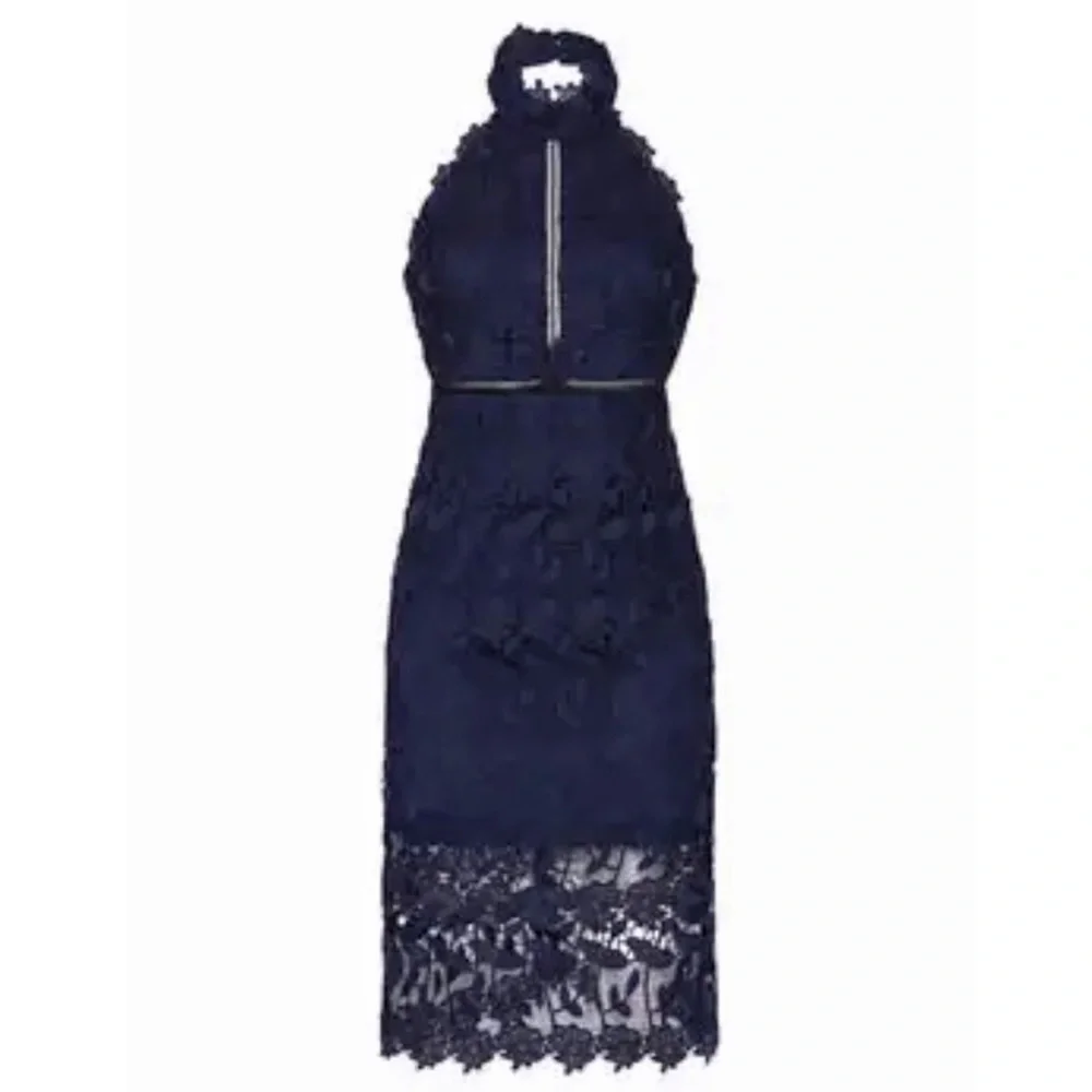 NWT BARDOT gemma dress in blue ink size 6/small - Picture 7 of 16